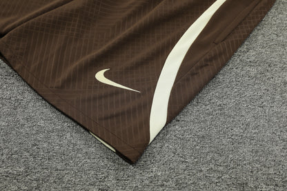 Corinthians Sleeveless Training Kit - Coffee/Cream