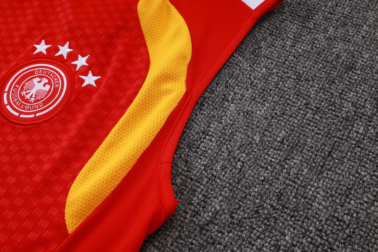 Germany Sleeveless Training Kit  red