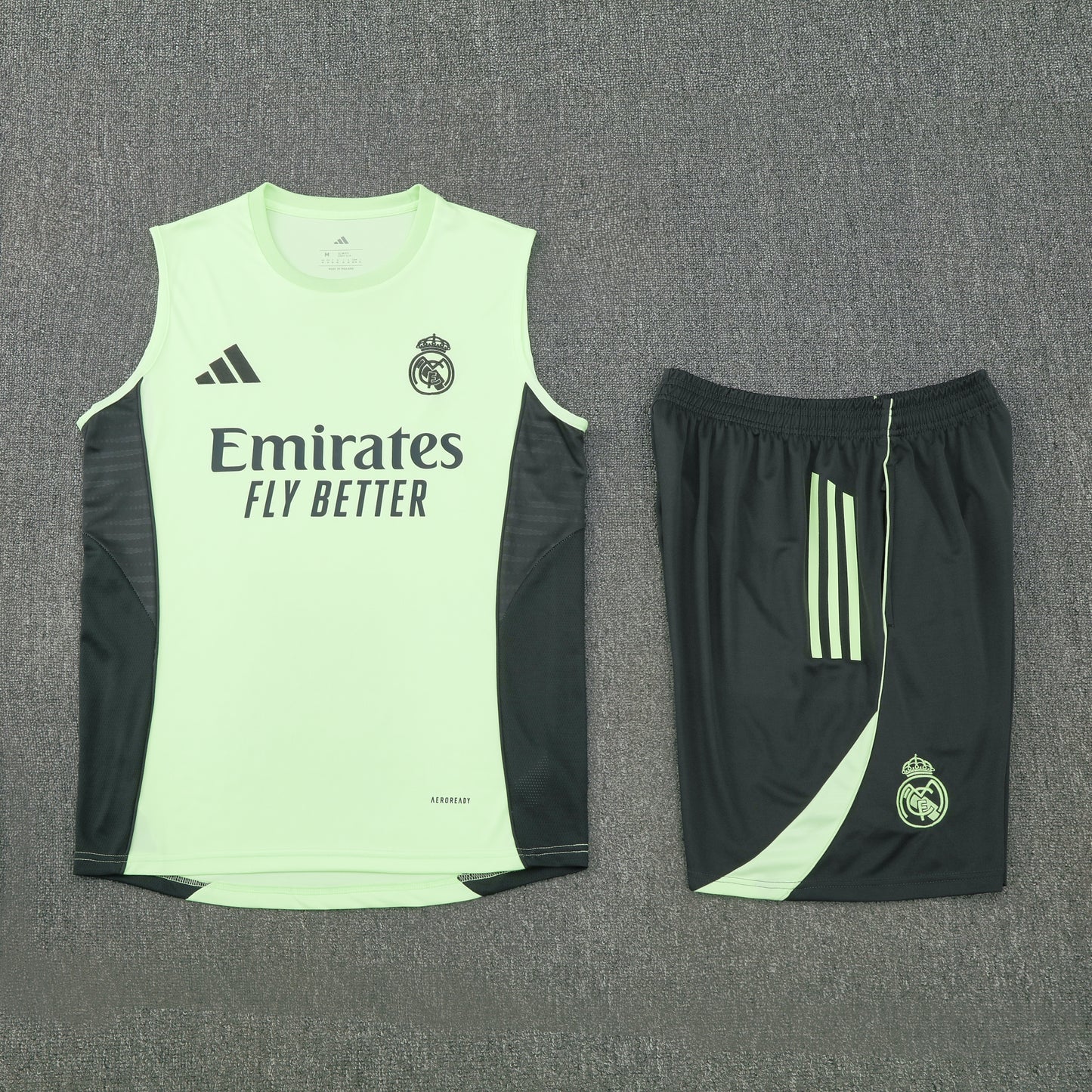 Real Madrid Sleeveless Training Kit green