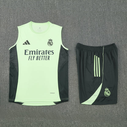 Real Madrid Sleeveless Training Kit green
