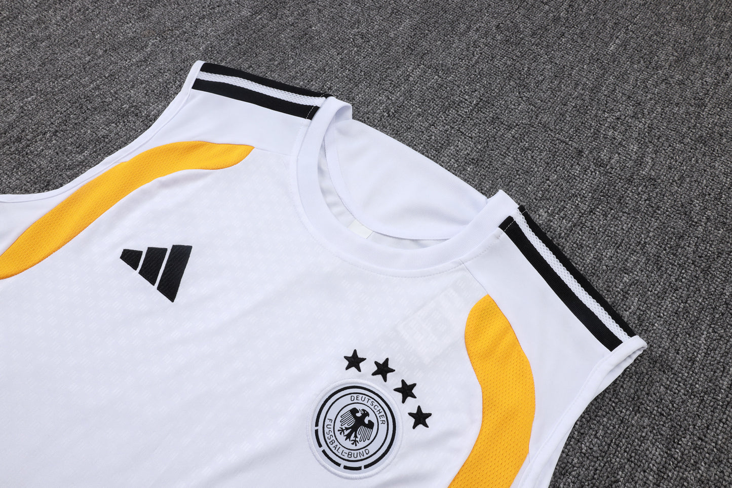 Germany Sleeveless Training Kit  White