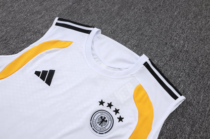 Germany Sleeveless Training Kit  White