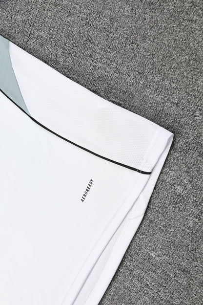 Real Madrid Sleeveless Training Kit - White/Grey/Black