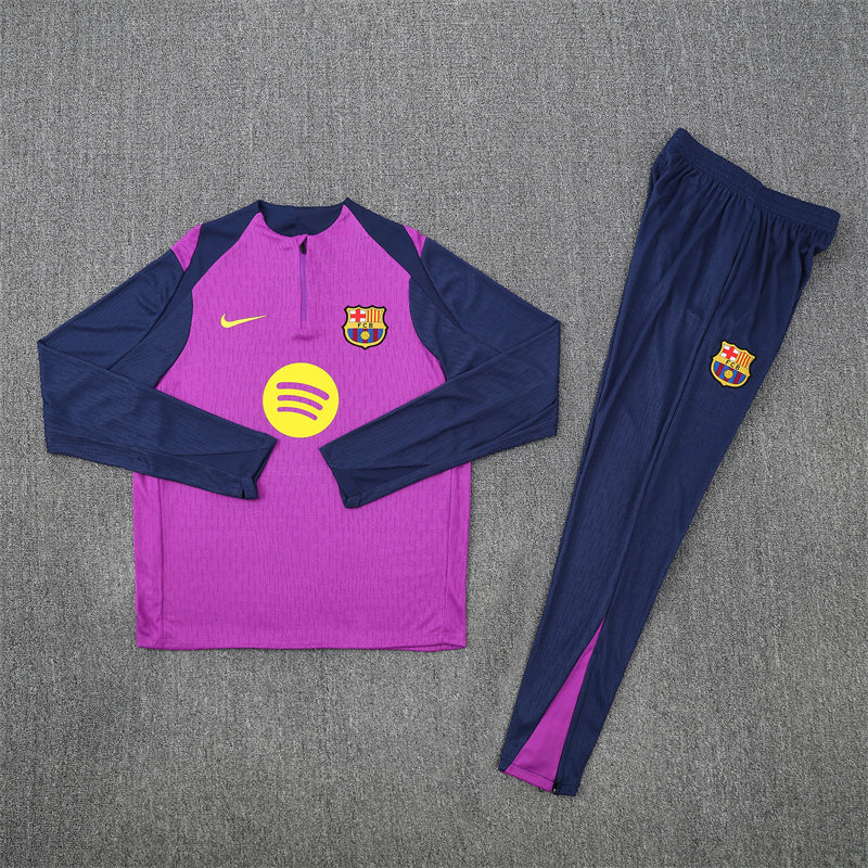 Barcelona Dark Blue and Purple Tracksuit
