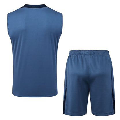 PSG Sleeveless Training Kit - Teal/Navy
