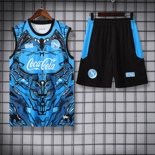 Naples  Sleeveless Training Kit  blue