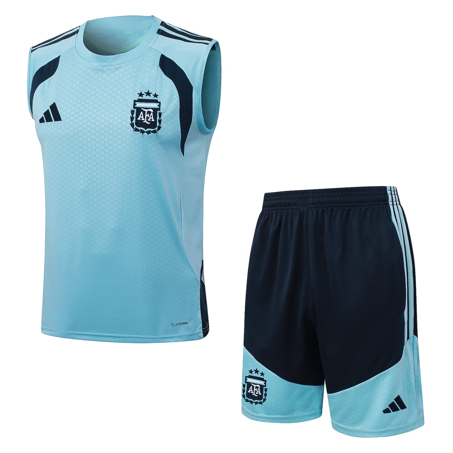 Argentina Sleeveless Training Kit  Sky blue