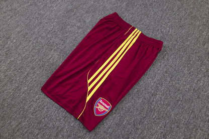 Arsenal Sleeveless Training Kit retro style red