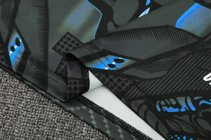 Napoli Sleeveless Training Kit - Black