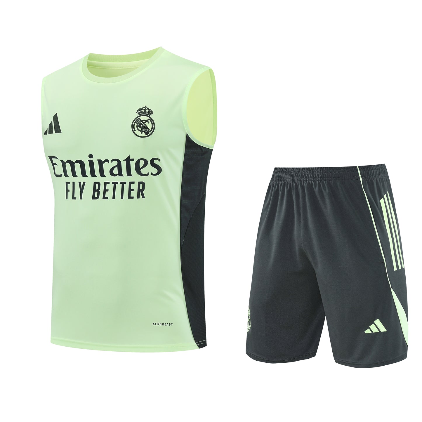 Real Madrid Sleeveless Training Kit green