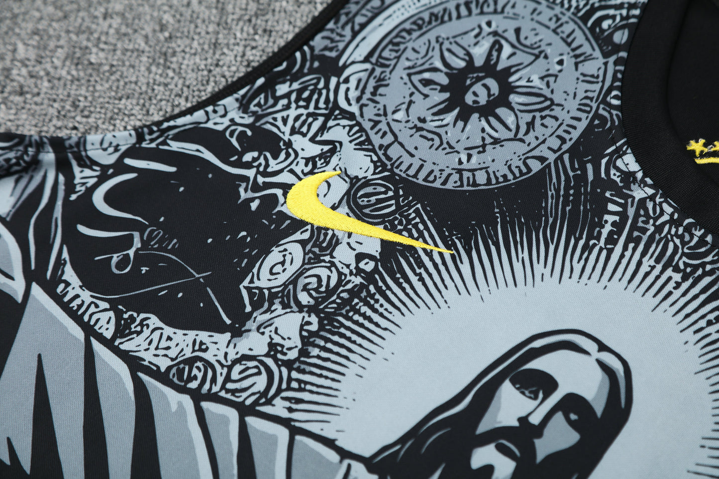 Brazil Sleeveless Training Kit - 'Christ The Redeemer'