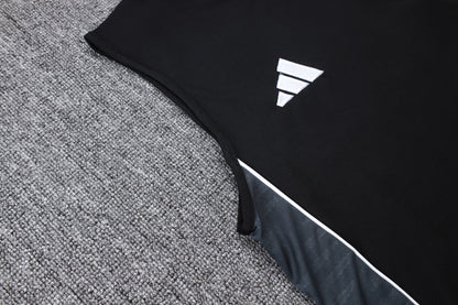 Ajax Sleeveless Training Kit - Black/Grey/White