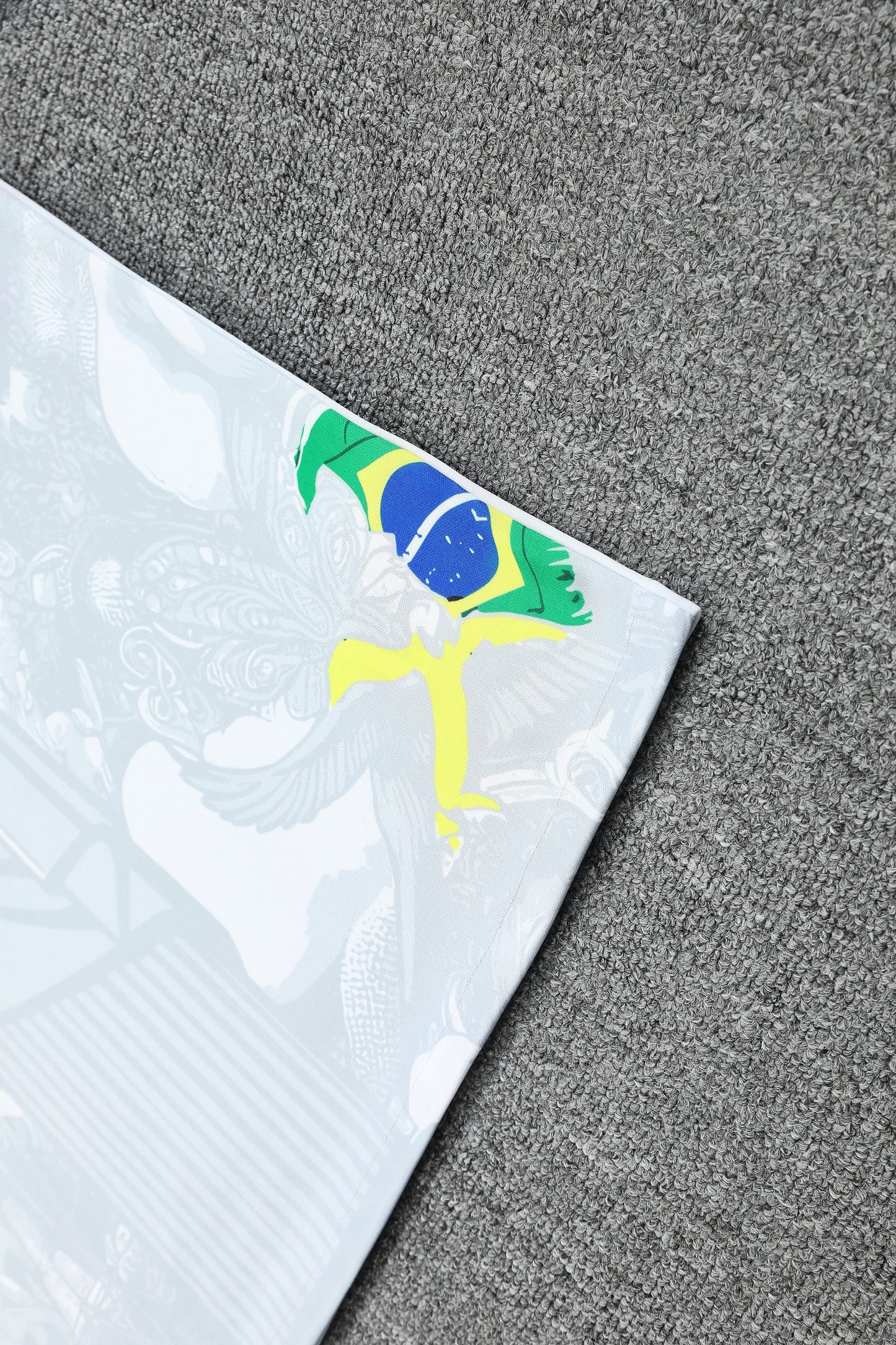Brazil Sleeveless Training Kit  White gray