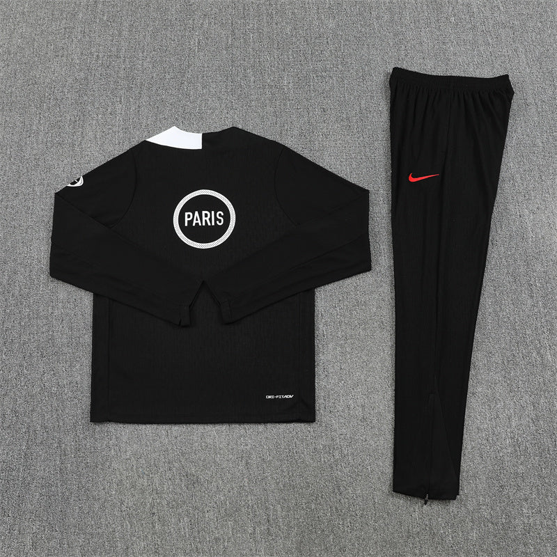 PSG Paris Saint Germain Black Tracksuit