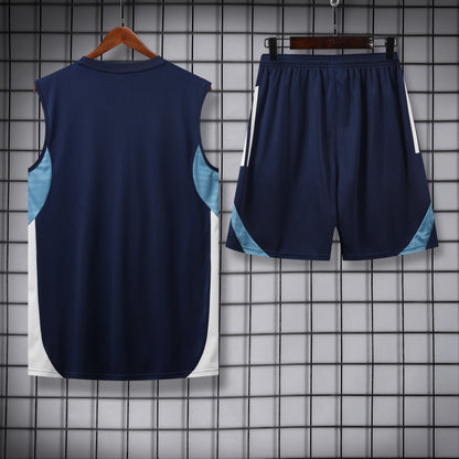 Arsenal Sleeveless Training Kit Blue
