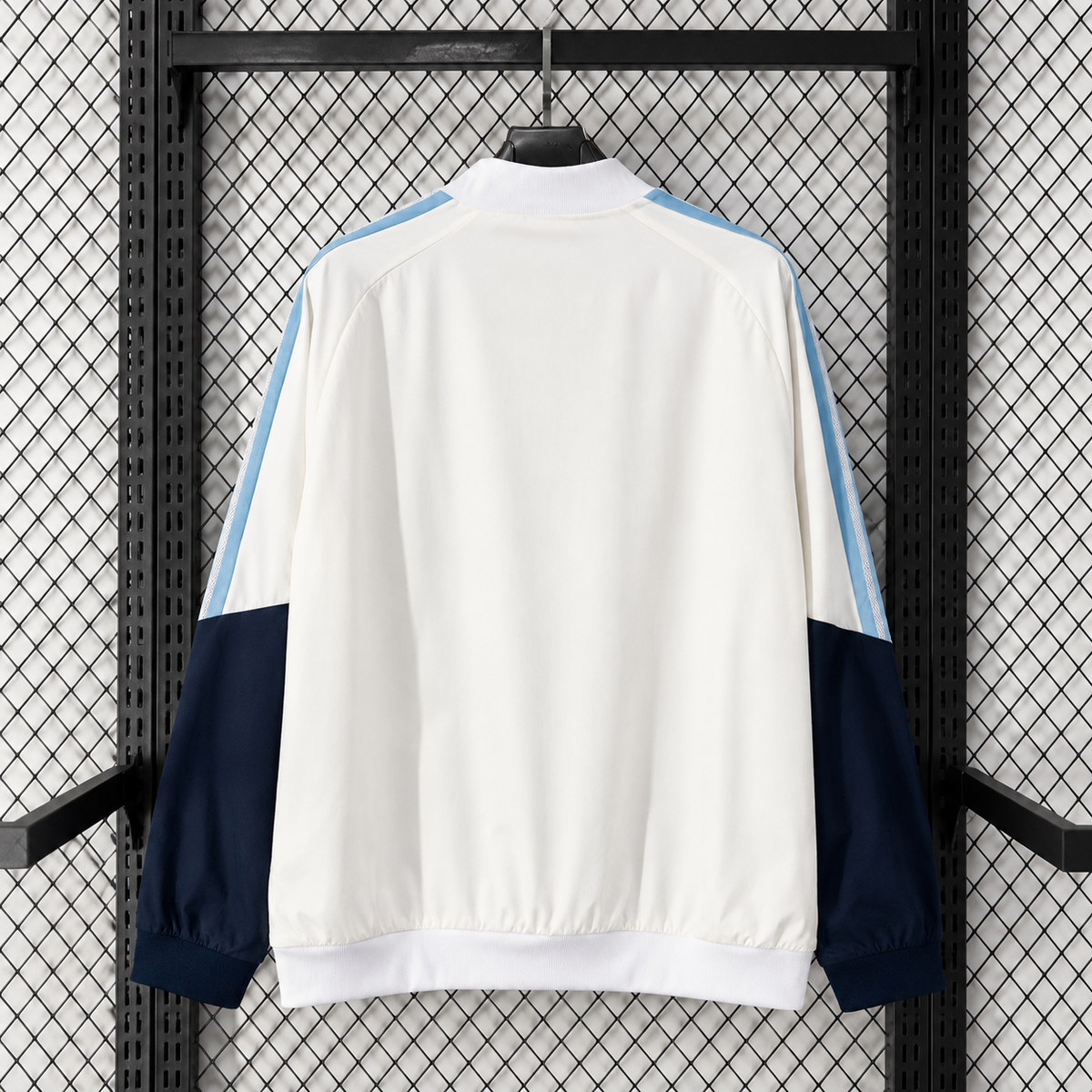 Argentina World Cup style white Windbreaker