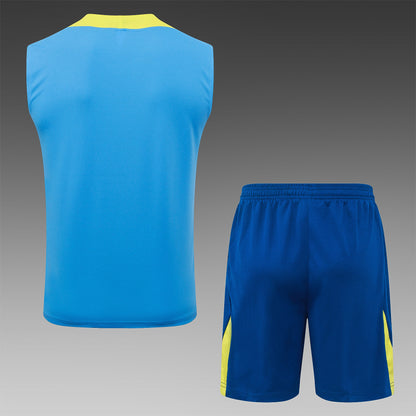 Barcelona Sleeveless Training Kit New Blue