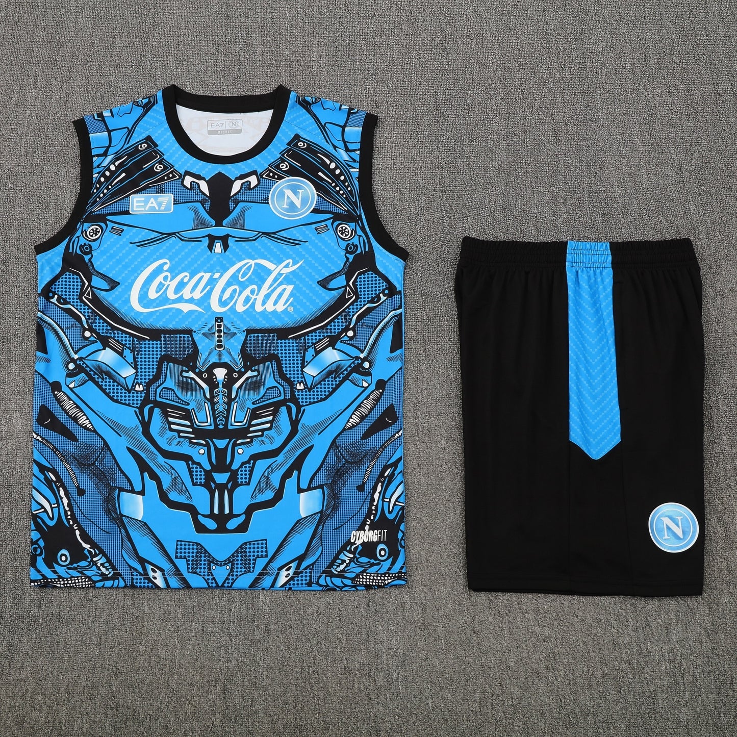 Naples  Sleeveless Training Kit  blue