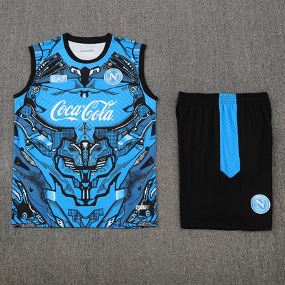 Naples  Sleeveless Training Kit  blue