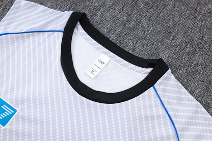 Napoli Sleeveless Training Kit - Grey/Blue