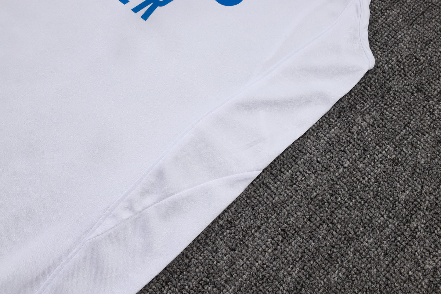 Real Madrid Sleeveless Training Kit -  White/Blue