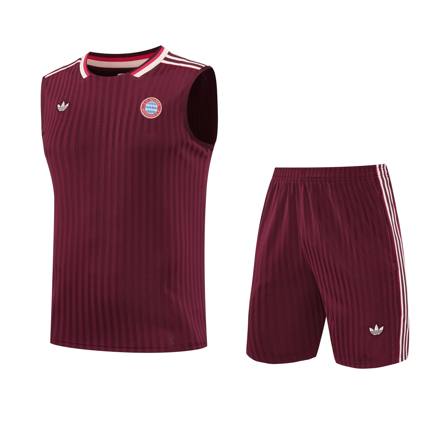 Bayern Sleeveless Training Kit burgundy