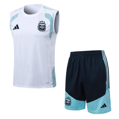 Argentina Sleeveless Training Kit  White