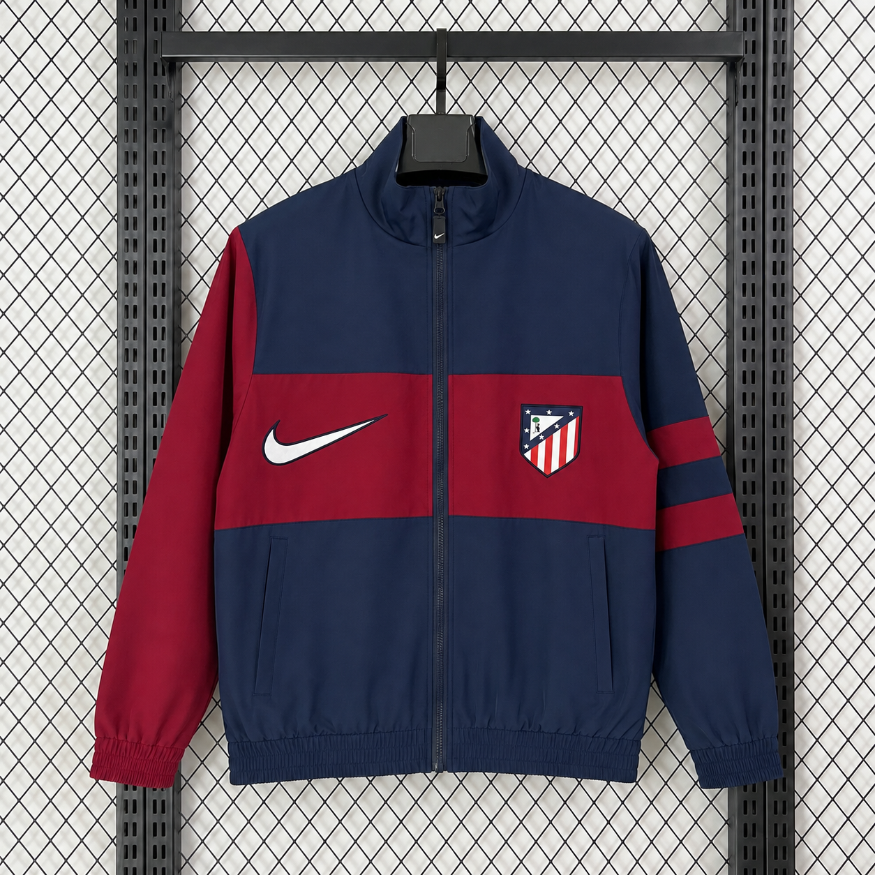 Atletico Madrid Retro Blue Windbreaker