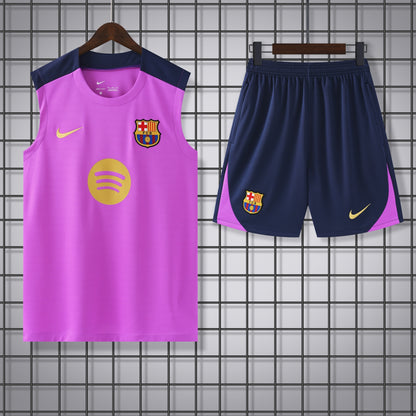 Barcelona Sleeveless Training Kit Purple