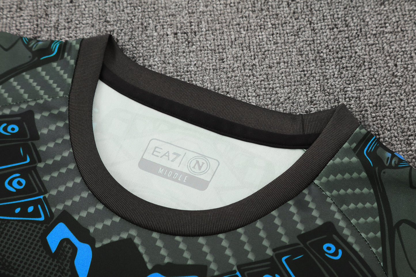 Napoli Sleeveless Training Kit - Black