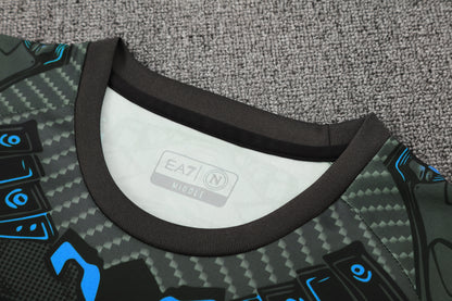 Napoli Sleeveless Training Kit - Black