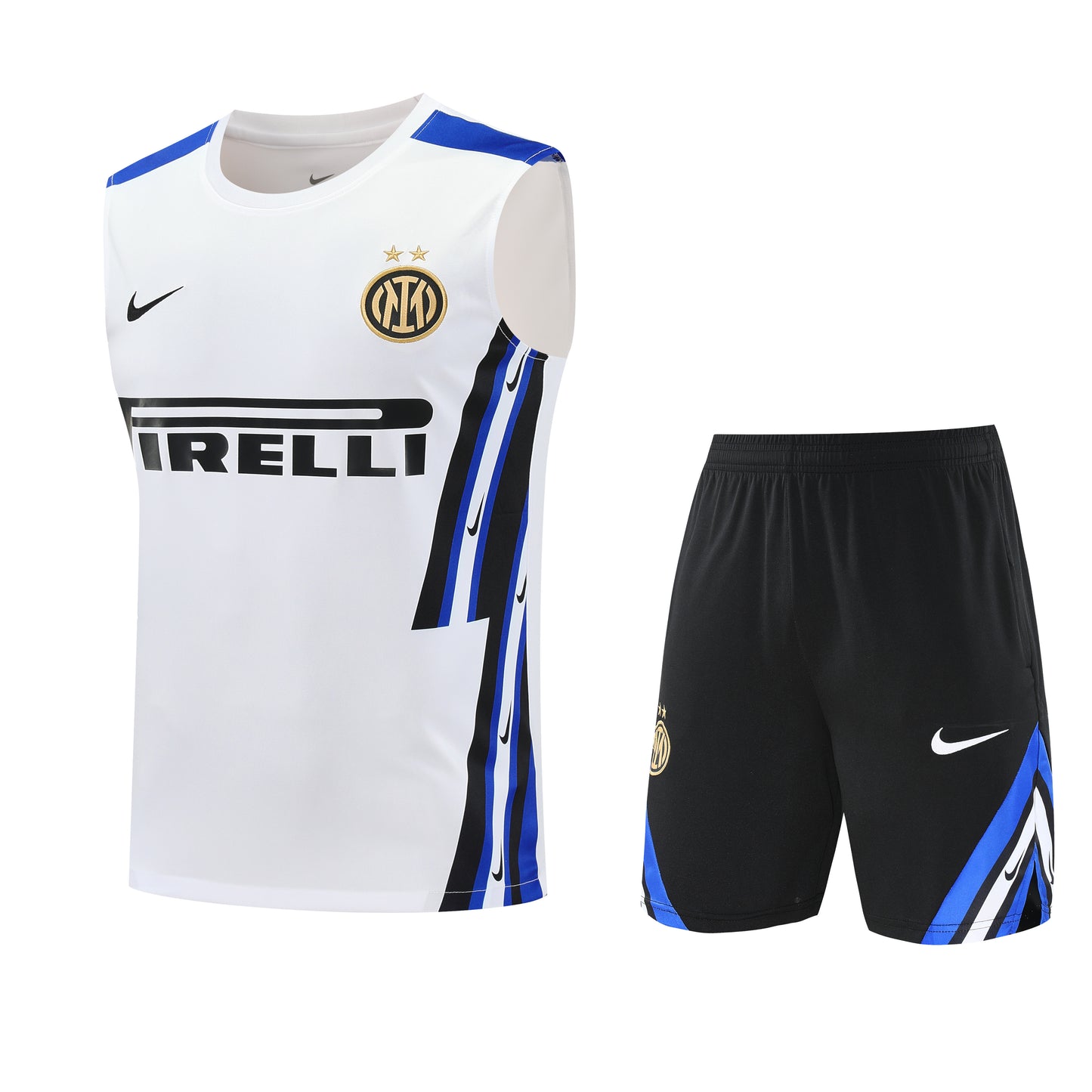 Inter Milan Sleeveless Training Kit White
