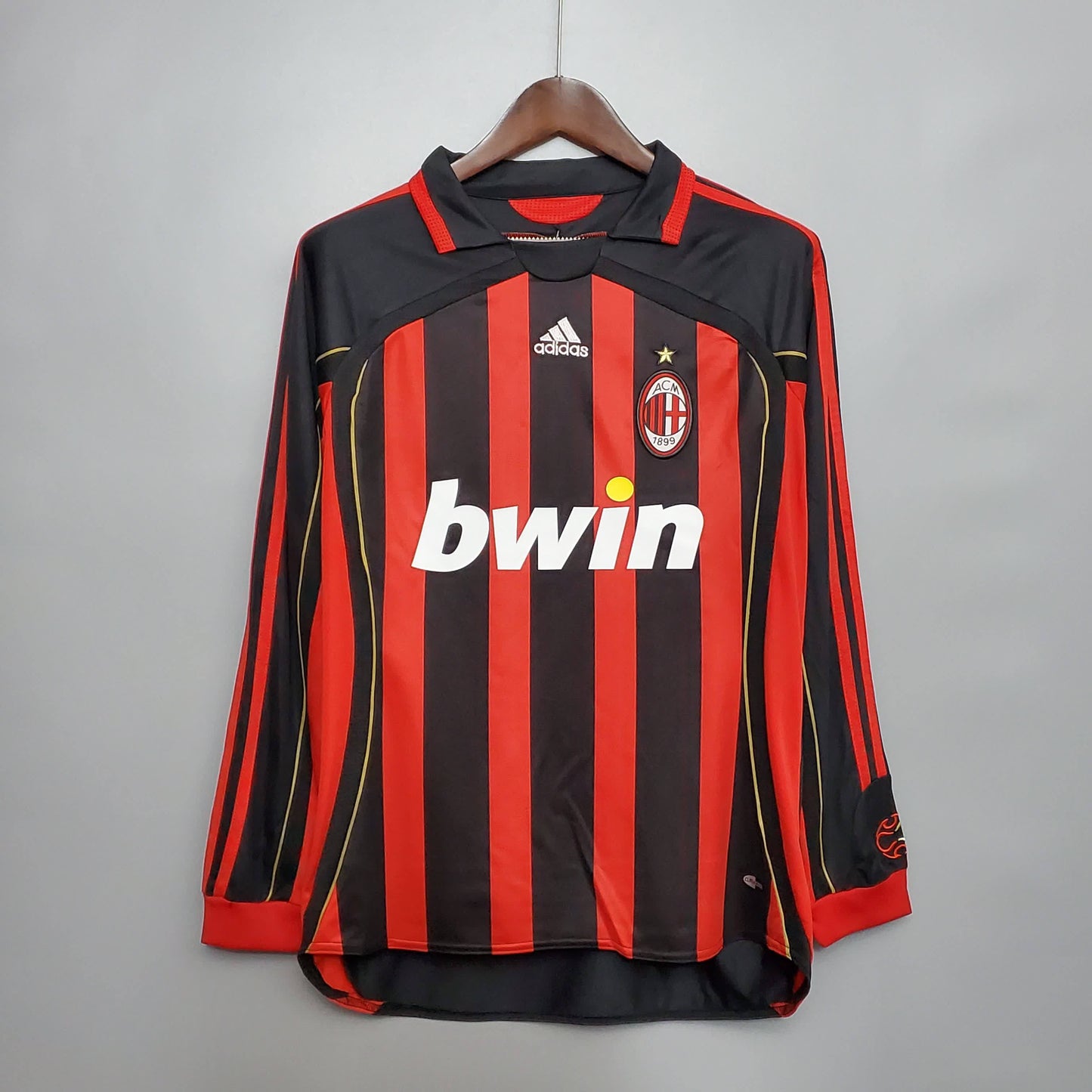 AC Milan Long Sleeve Home Shirt - 2007-08