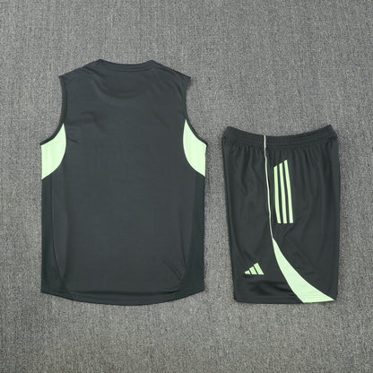 Real Madrid Sleeveless Training Kit grey