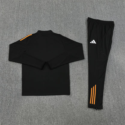 Real Madrid  Black orange Tracksuit