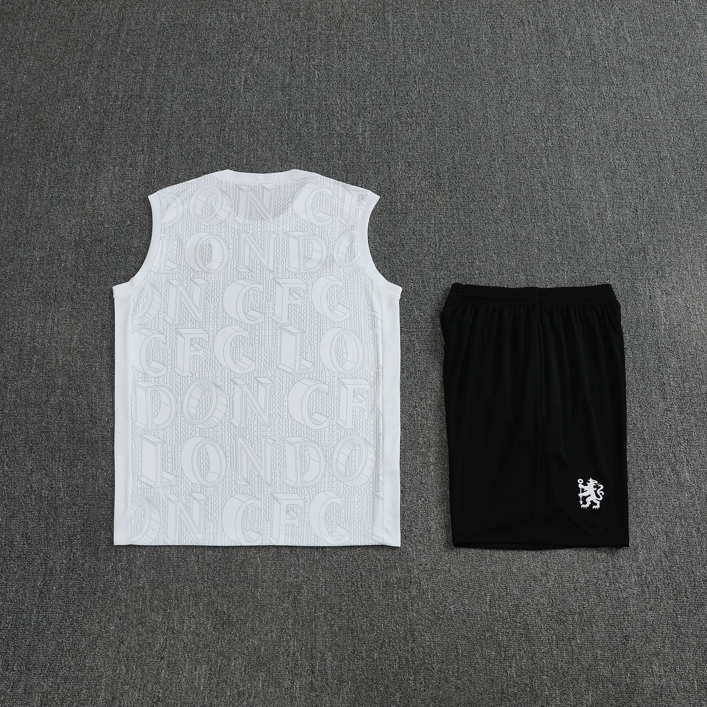 Chelsea Sleeveless Training Kit White