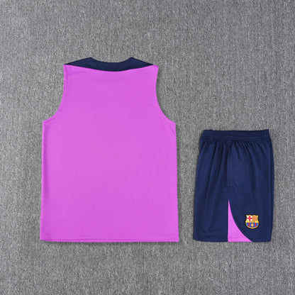 Barcelona Sleeveless Training Kit Purple