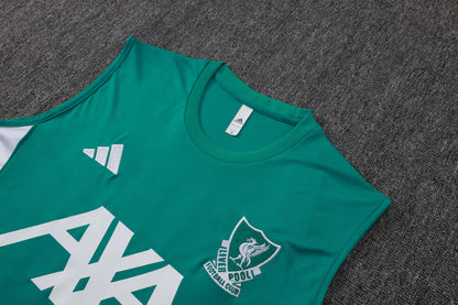Liverpool Sleeveless Training Kit green