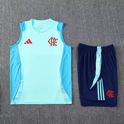 Flamenco  Sleeveless Training Kit Blue
