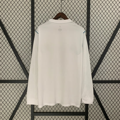 REAL MADRID 2017 - 2018 HOME JERSEY LONG SLEEVED