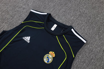 Real Madrid Sleeveless Training Kit - Retro Away