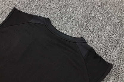 Real Madrid Sleeveless Training Kit - Black/Gold