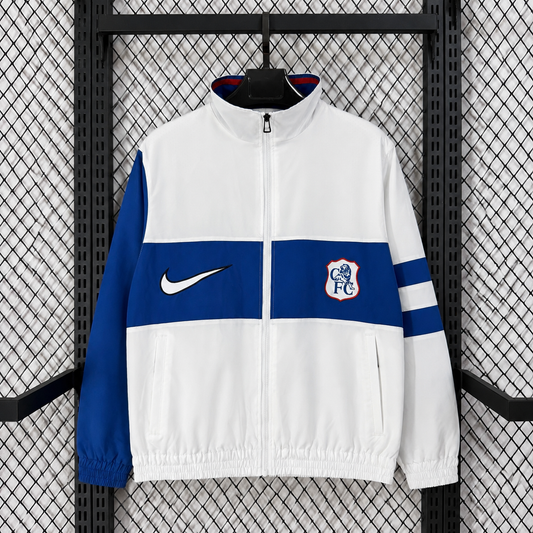 Chelsea white vintage style Windbreaker