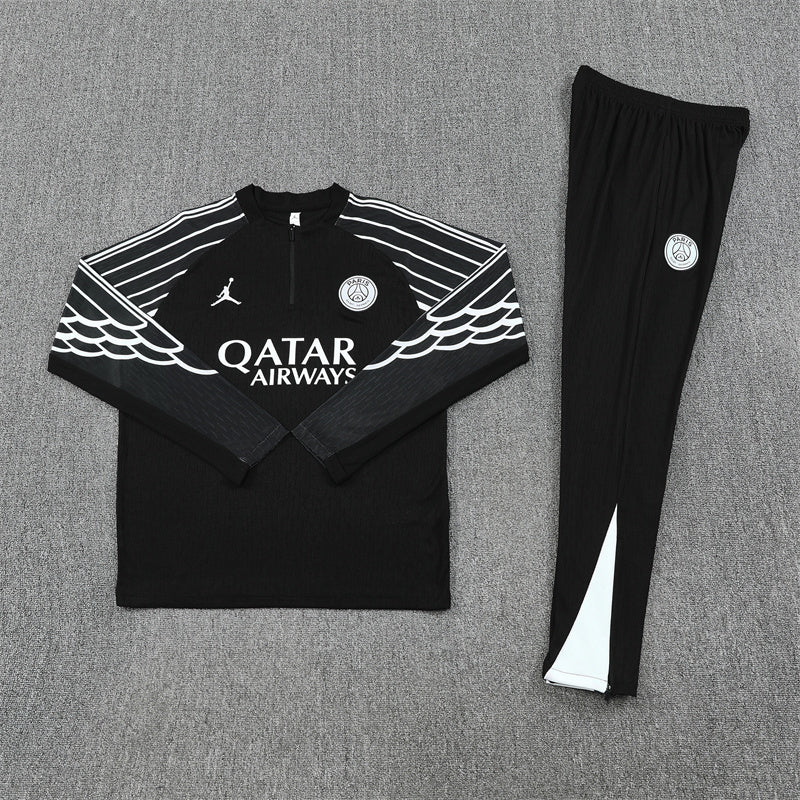 PSG Paris Saint Germain Black and white Tracksuit