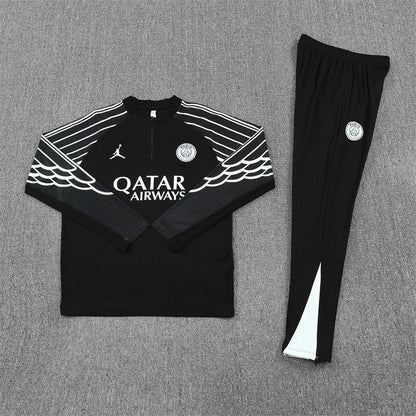 PSG Paris Saint Germain Black and white Tracksuit