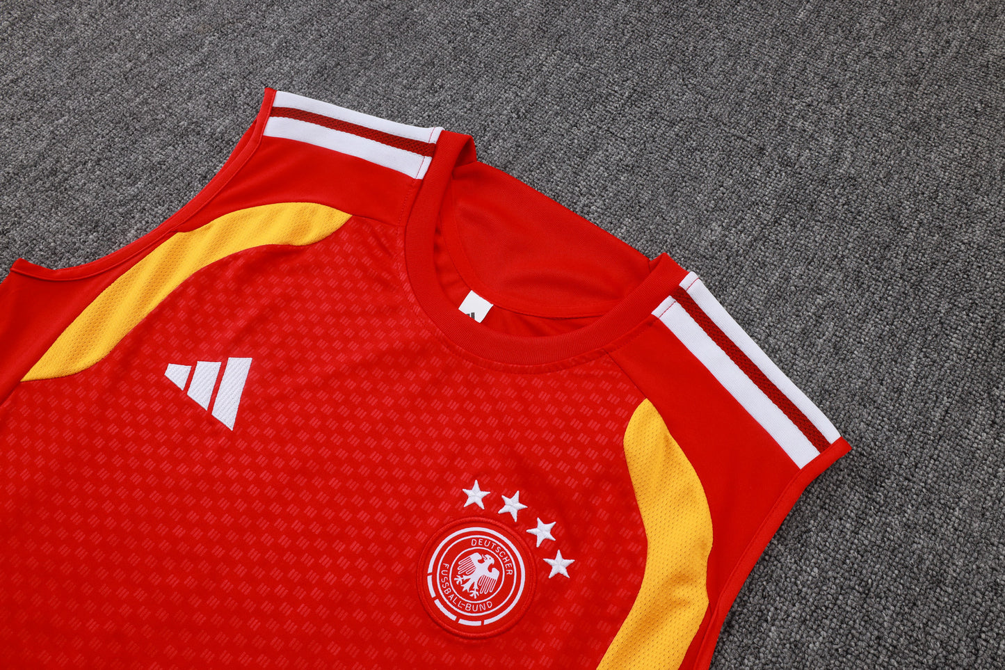 Germany Sleeveless Training Kit  red