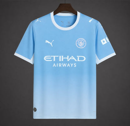 Manchester City Home Jersey With Guardiola 10 Special Printing