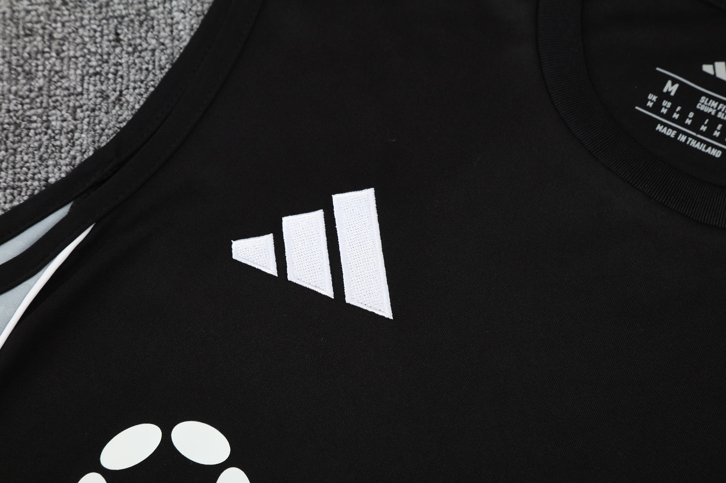 Inter Miami Sleeveless Training Kit - Black/Grey/White