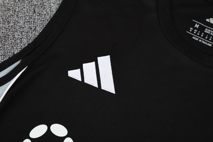 Inter Miami Sleeveless Training Kit - Black/Grey/White
