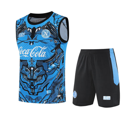 Naples  Sleeveless Training Kit  blue